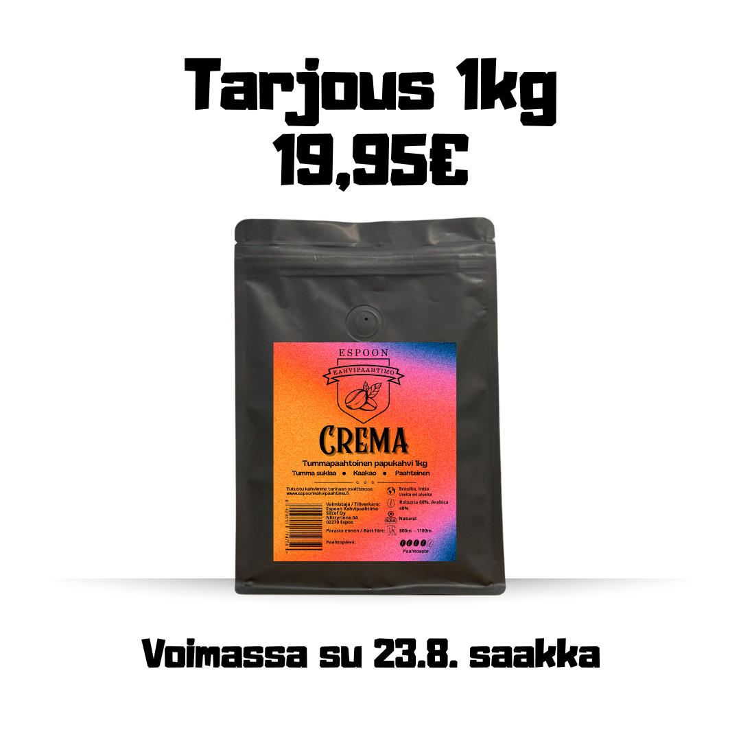 Crema tummapaahto