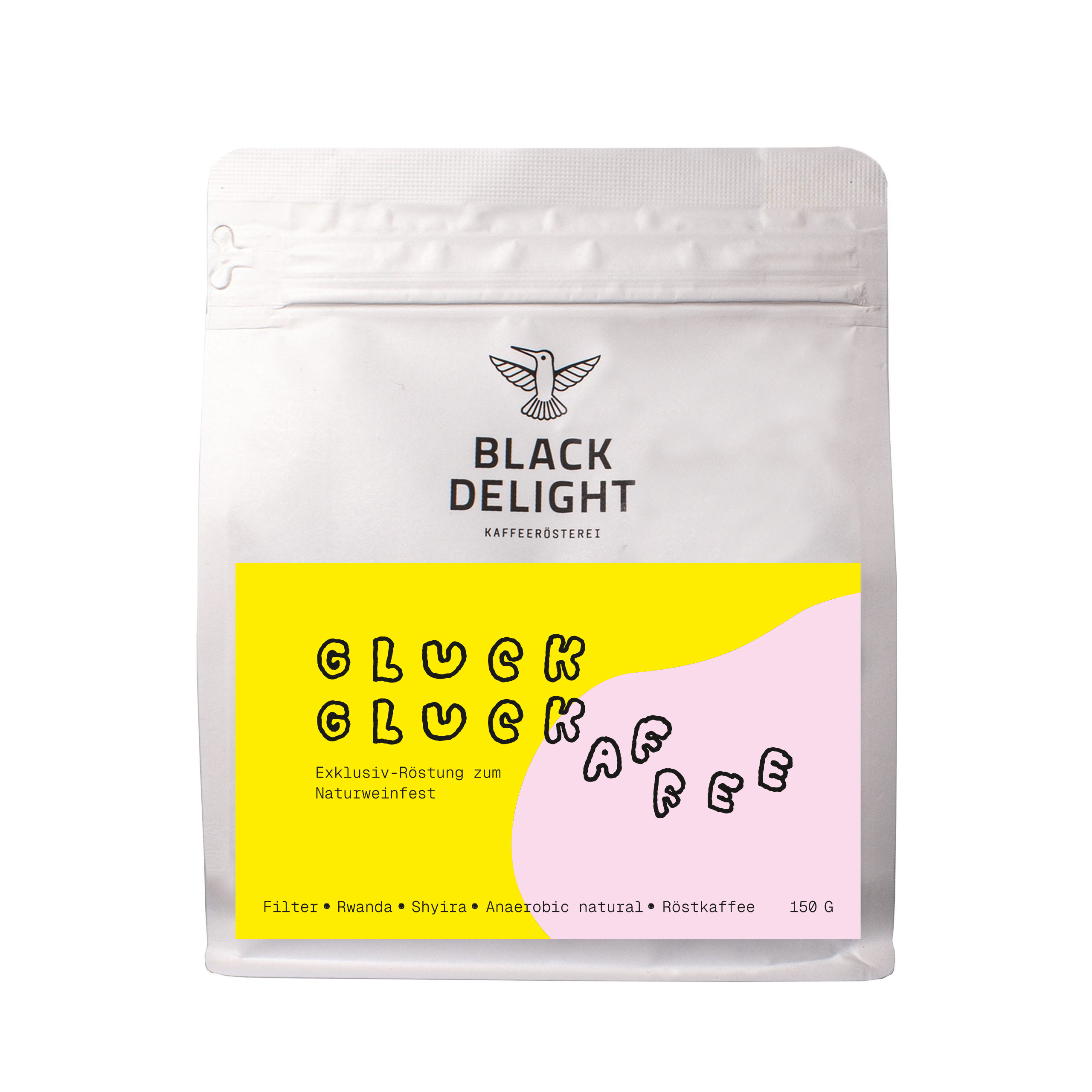 Gluck Gluck Kaffee Rwanda Shyira 150 gramm