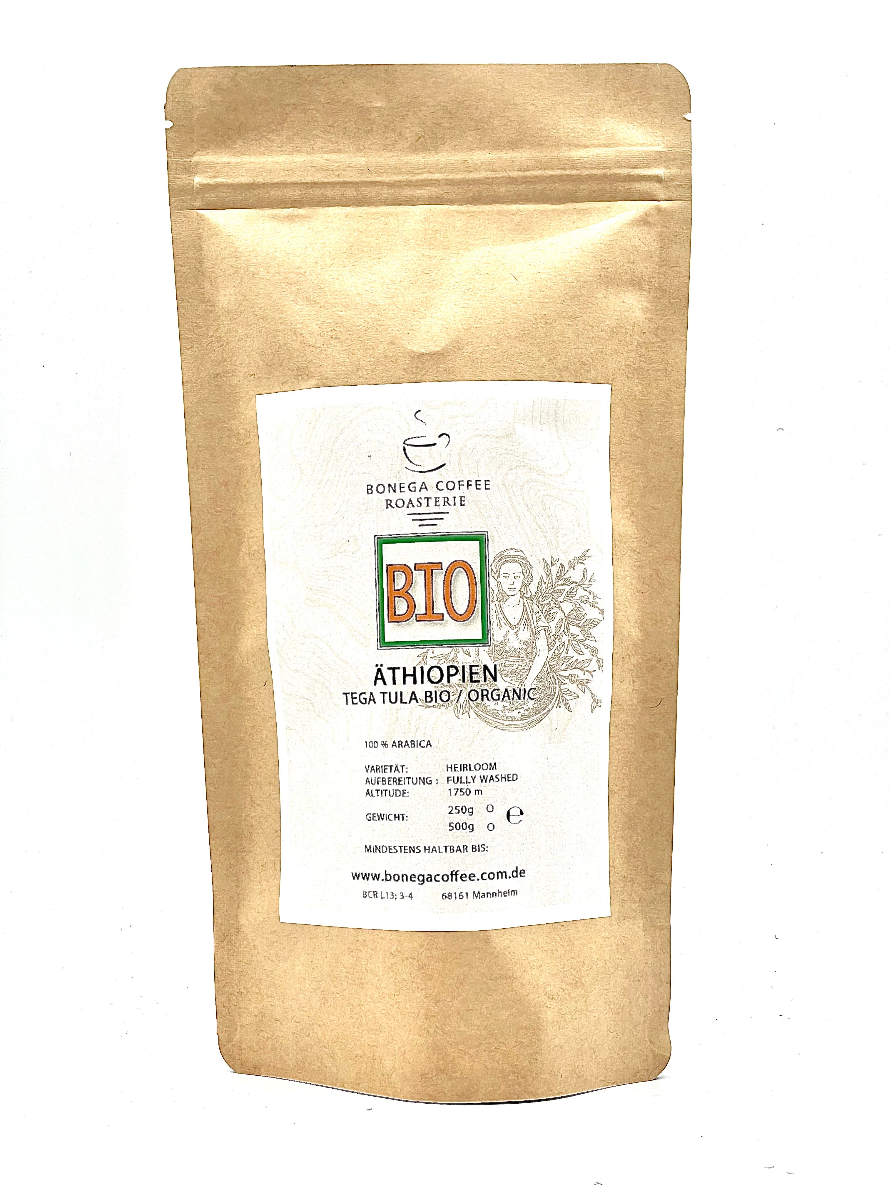 ÄTHIOPIEN : TEGA TULA - NATURAL BIO ORGANIC