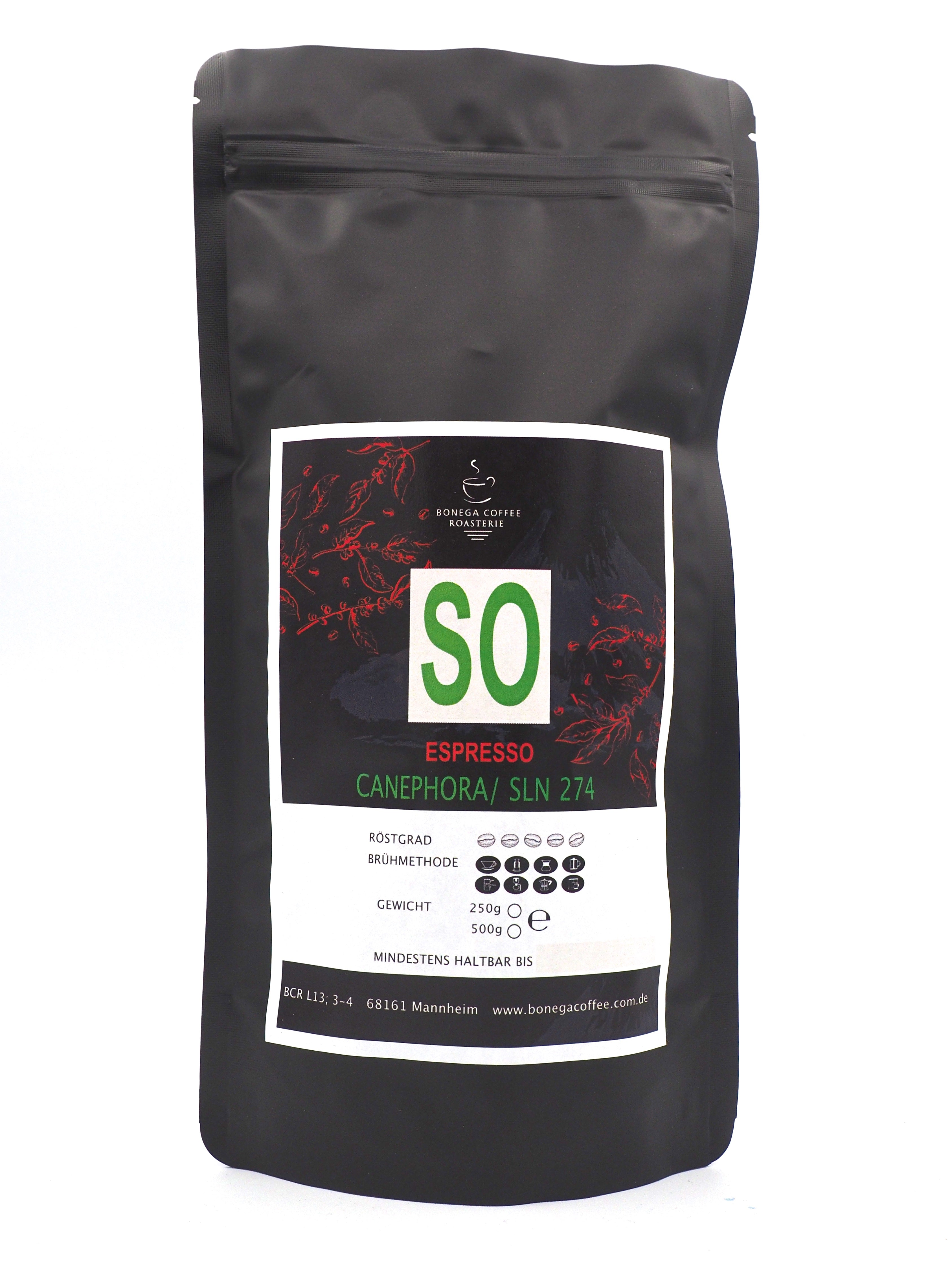 SO ESPRESSO INDIA BALEHONNUR ESTATE SLN 274 OLD PARADENIA, DT