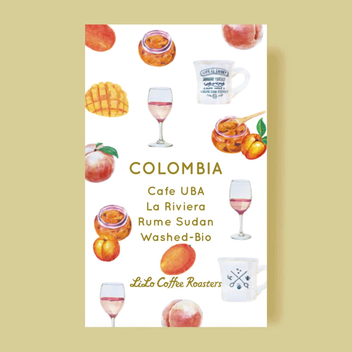 Colombia Cafe UBA La Riviera Rume Sudan Washed-Bio