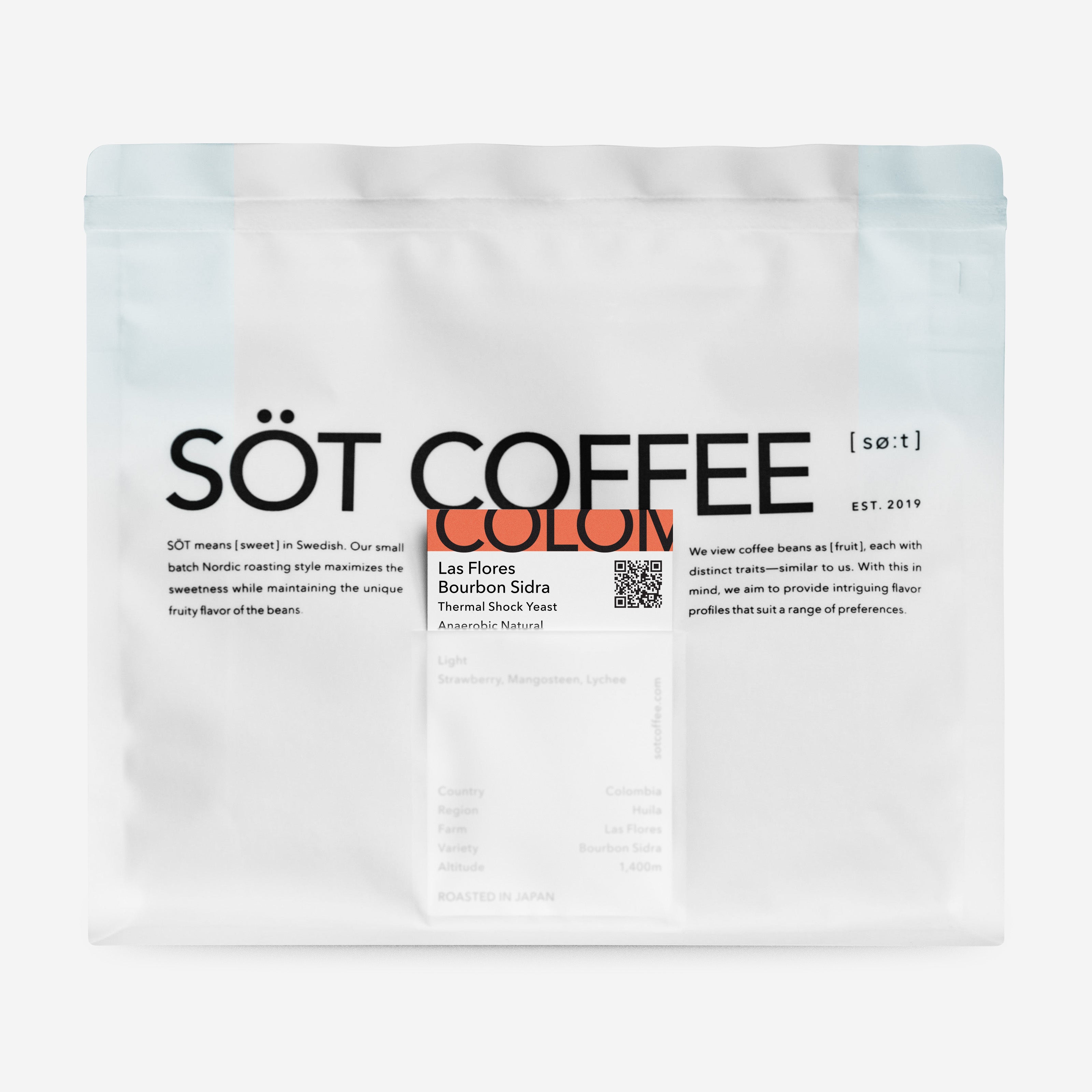 Colombia Las Flores Bourbon Sidra Thermal Shock Yeast Anaerobic Natural
