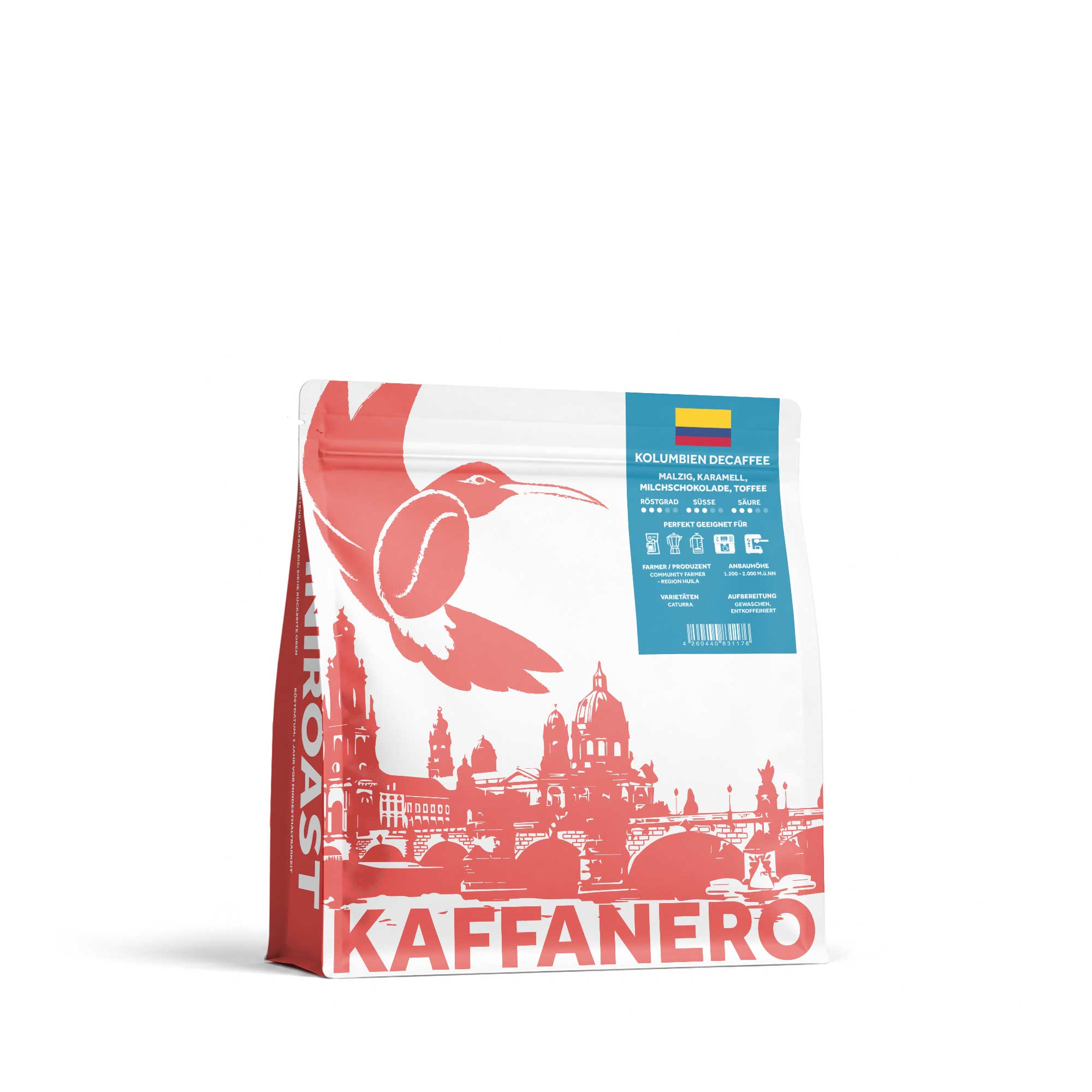 Decaffee - Entkoffeinierter Kaffee aus Kolumbien