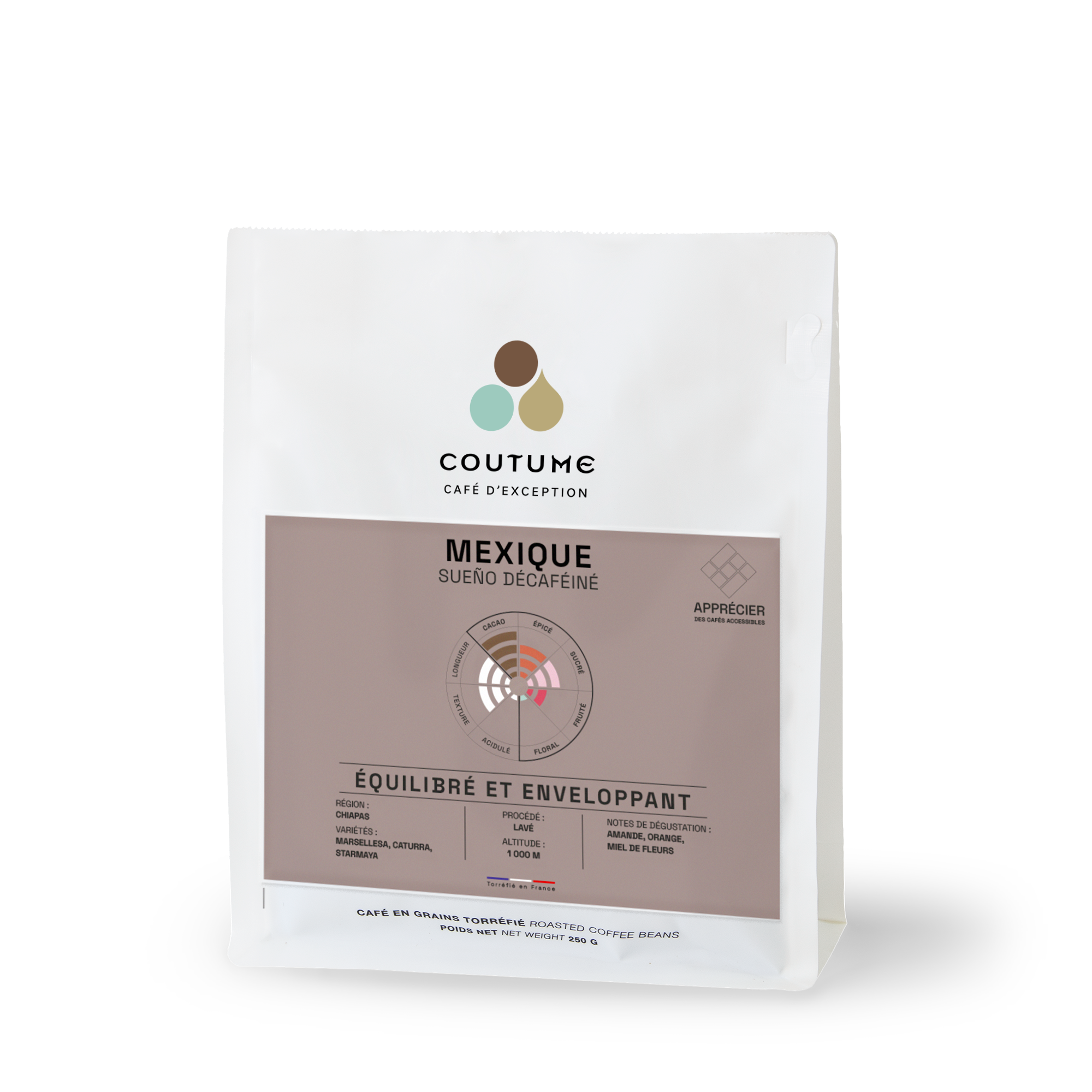 Café Décaféiné Mexique Sueño 250g