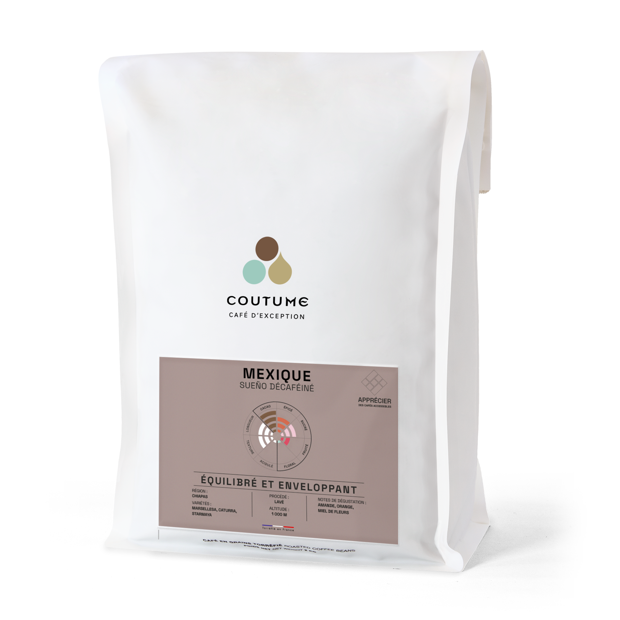 Café Décaféiné Mexique Sueño 2kg