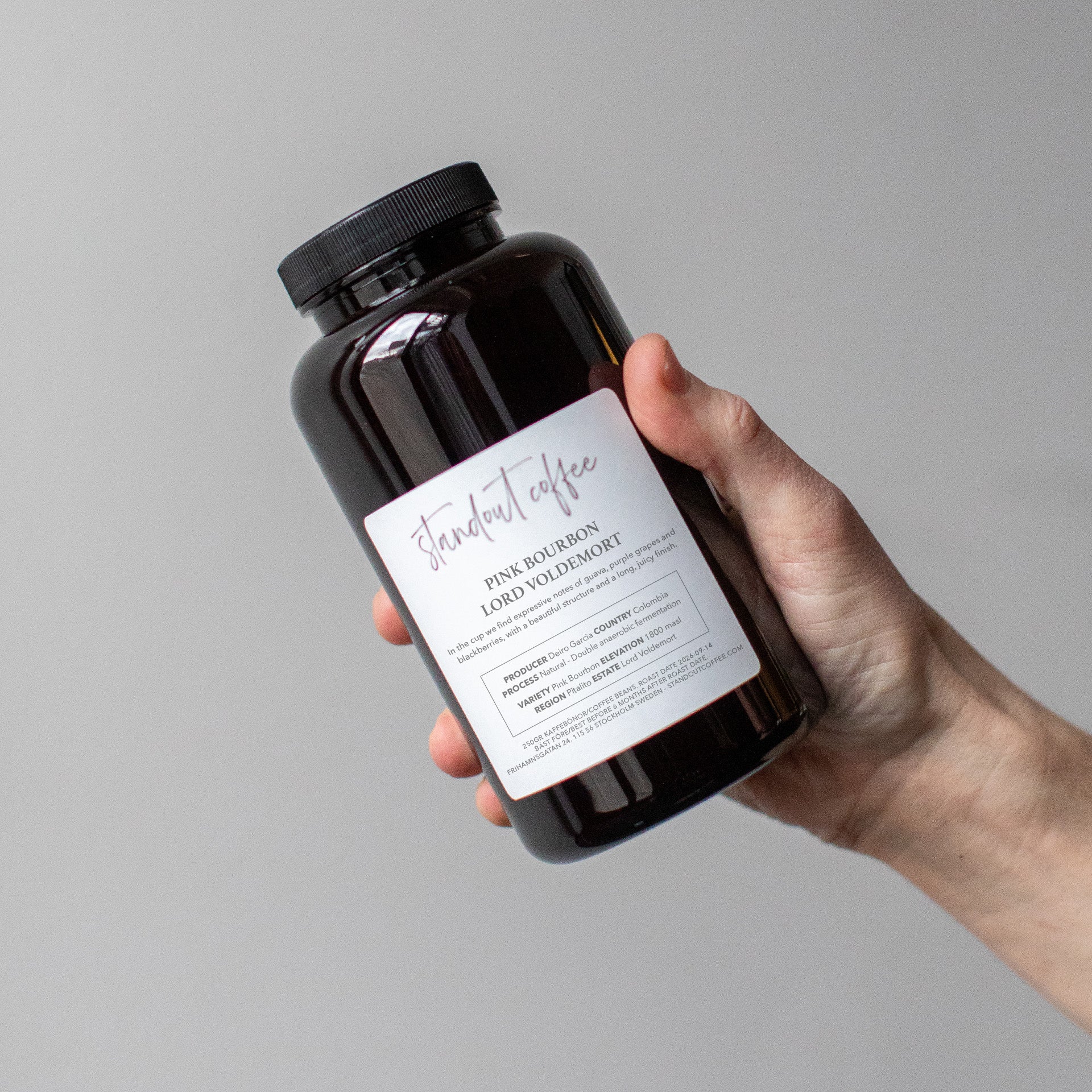 Lord Voldemort Leachate Natural Pink Bourbon by Deiro Garcia, Colombia