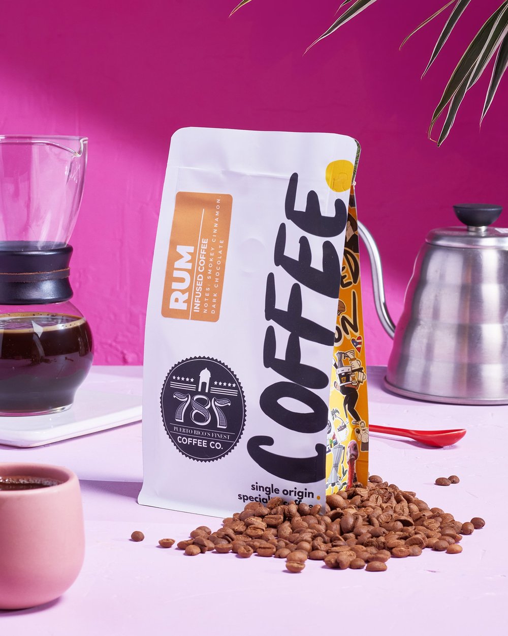 Rum Infused Coffee Beans