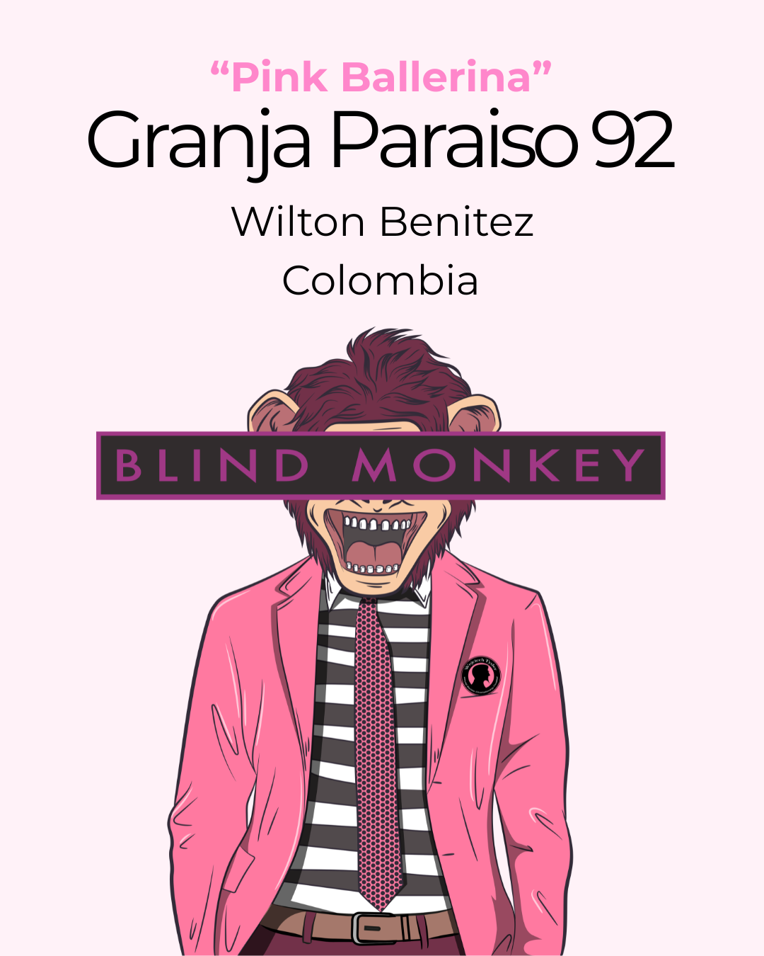 Colombia, Granja Paraiso 92, Pink Ballerina