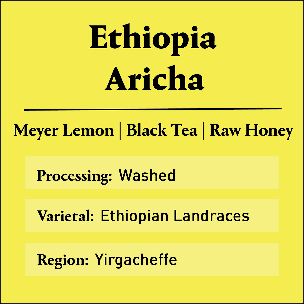 Ethiopia Aricha