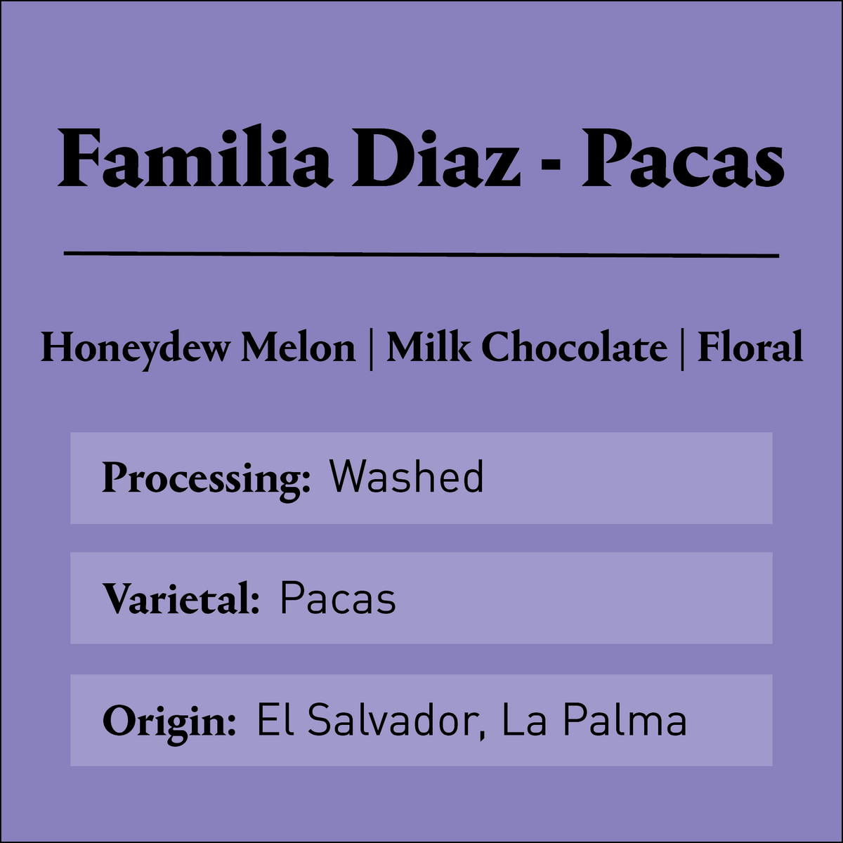 Familia Diaz - Pacas