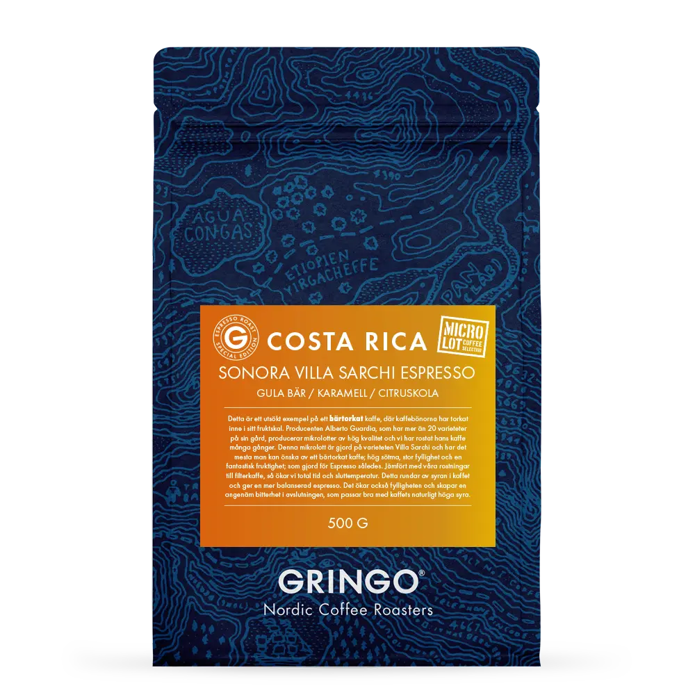 Costa Rica Sonora Villa Sarchi Espresso