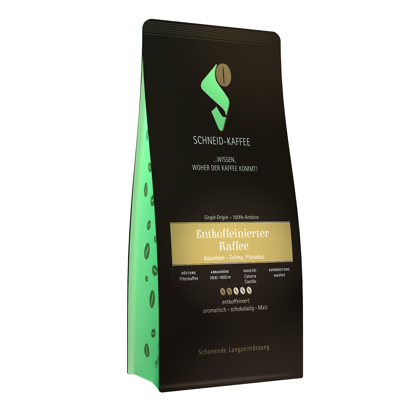 Entkoffeinierter Kaffee Kolumbien