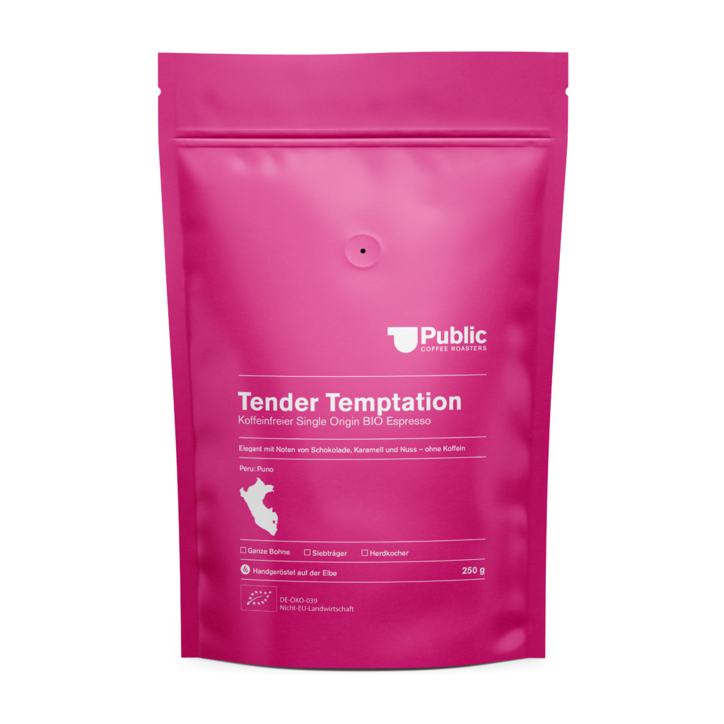 Tender Temptation BIO Espresso – entkoffeiniert