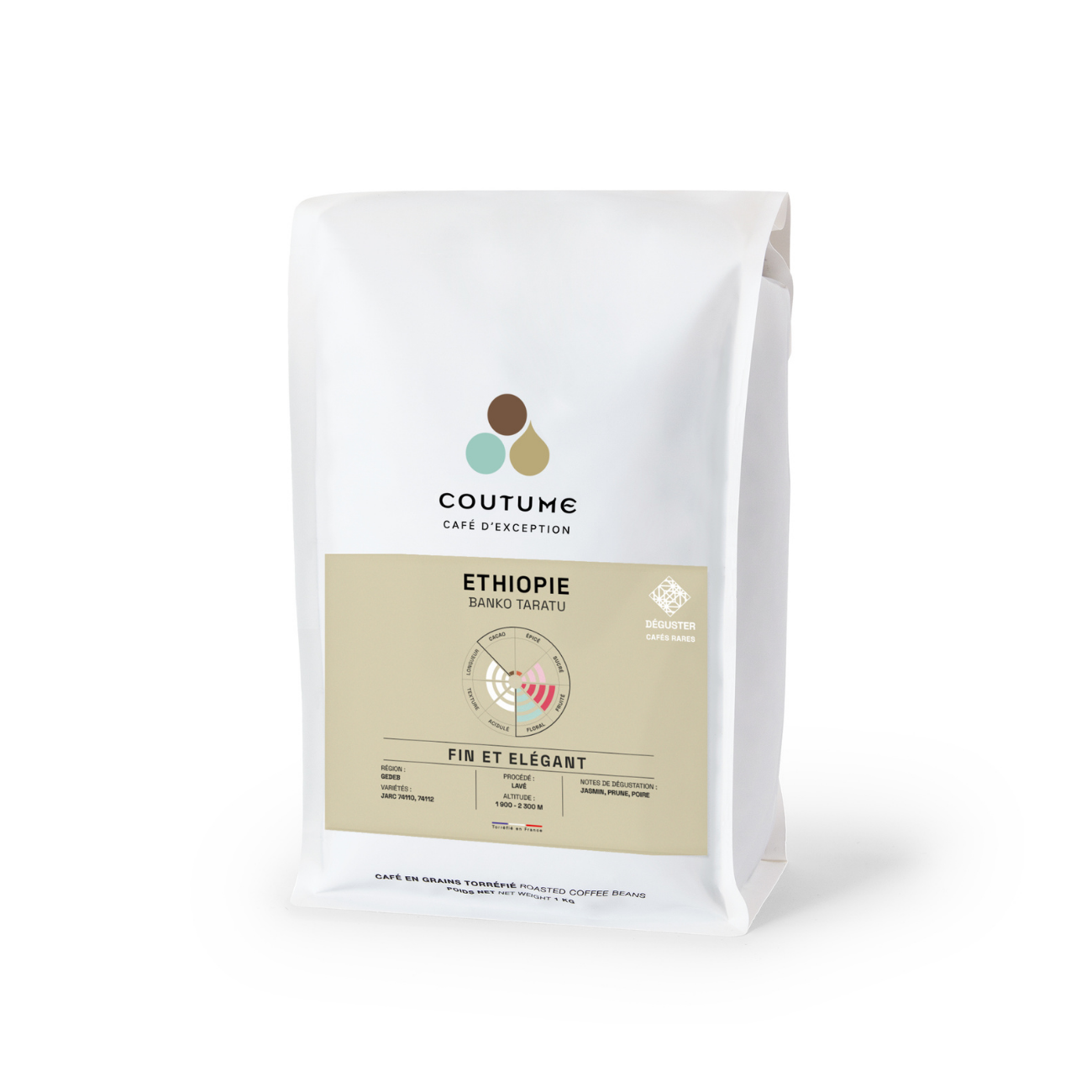 Café Ethiopie Banko Taratu 1kg