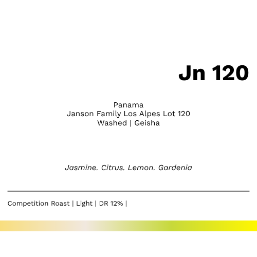 Jn 120 - Janson Geisha Los Alpes Washed Geisha