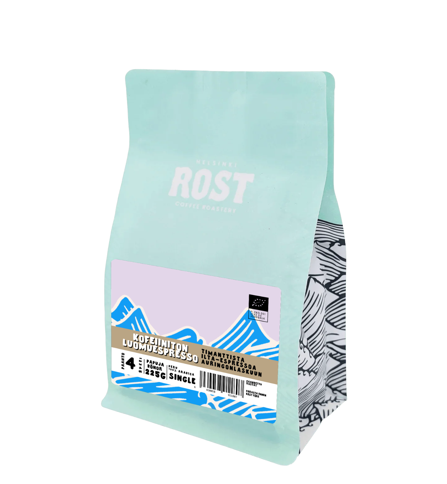 Kofeiiniton luomuespresso – Tummapaahtoinen | ROST-Kahvipaahtimo
