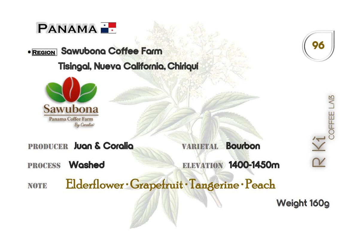 Panama-Sawubona Coffee Farm-Bourbon Washed