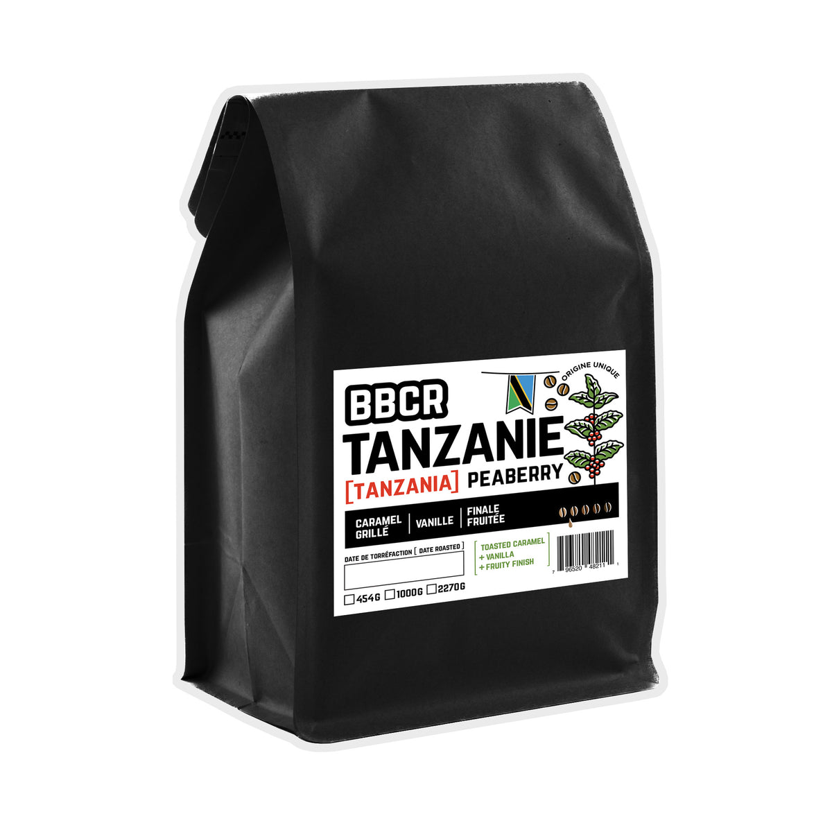 Tanzanie - peaberry, origine unique