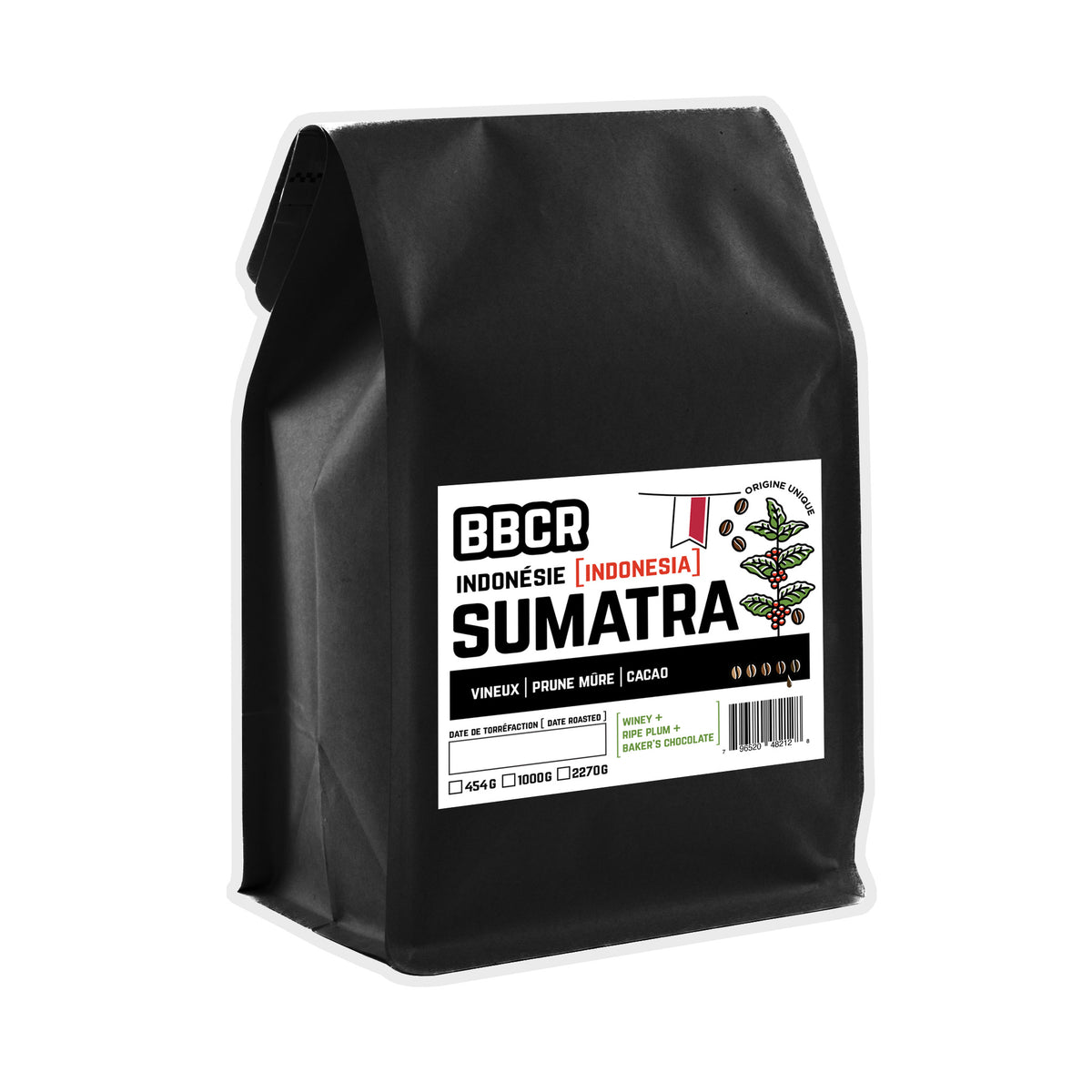 Sumatra (Indonésie) - origine unique