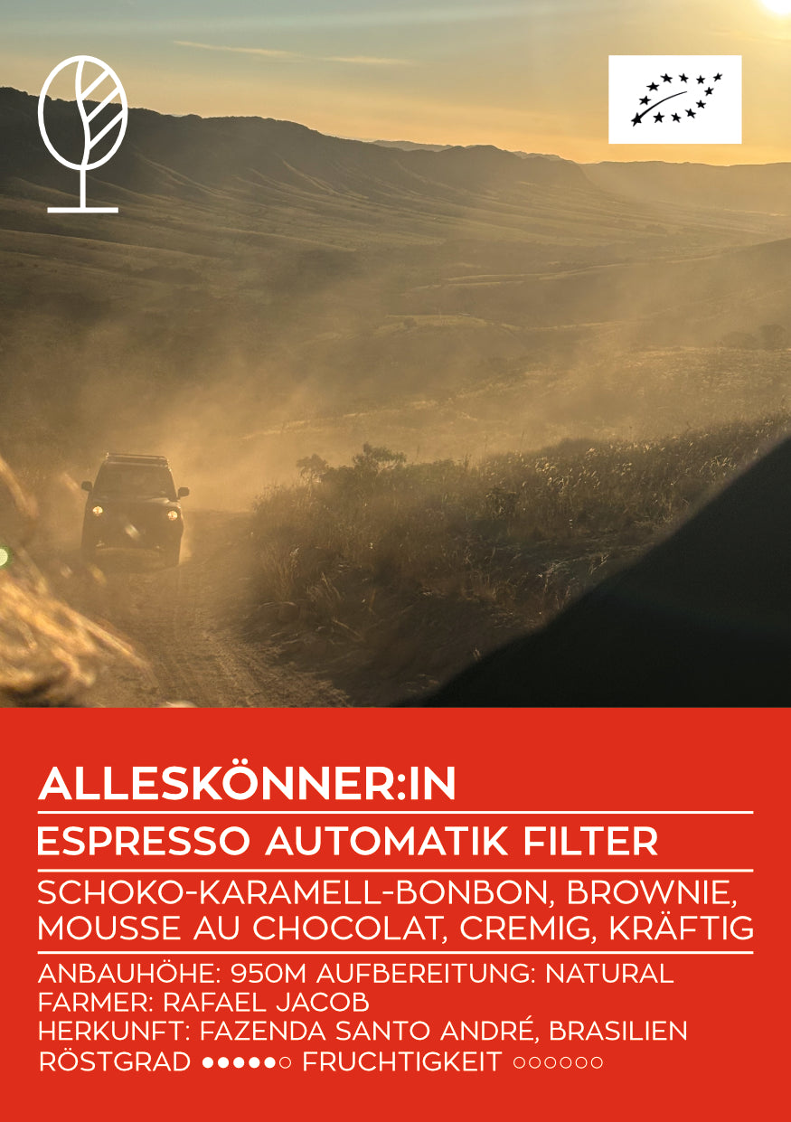 ALLESKÖNNER:IN | Dunkle Röstung | Traditioneller Espresso | Single Origin (Crowd Pleaser)