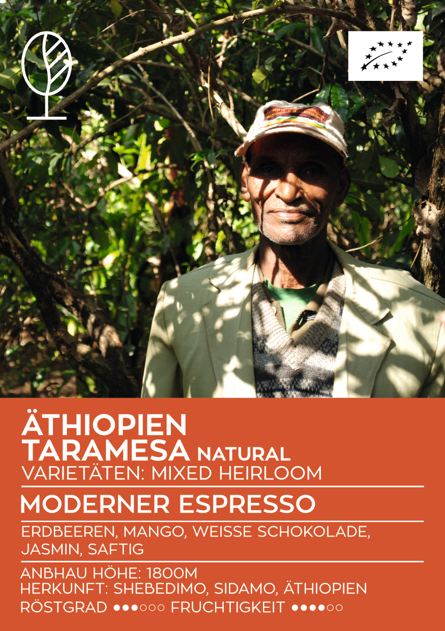 ÄTHIOPIEN TARAMESA NATURAL | Moderner Espresso | Single Origin