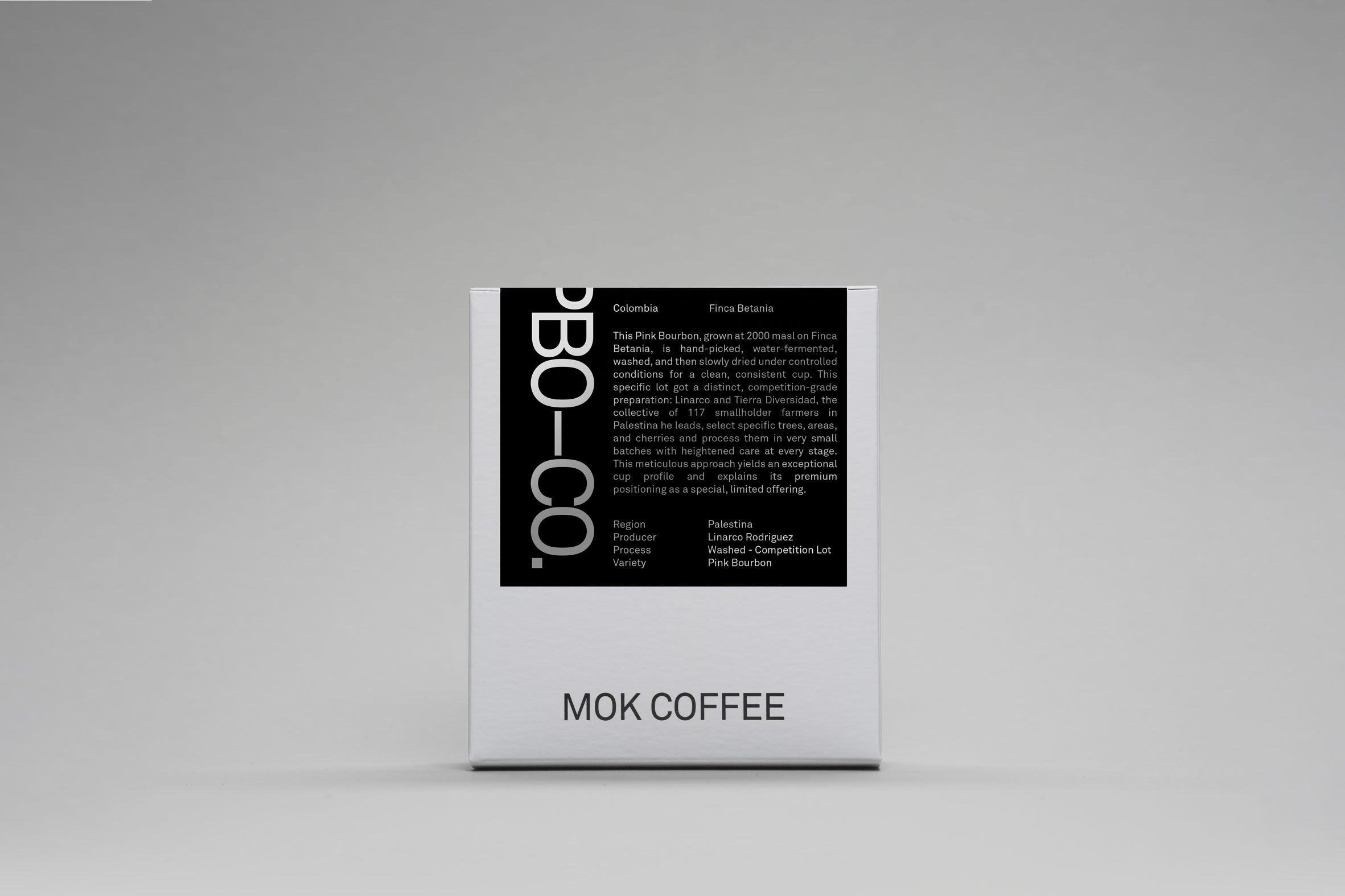 Colombia, Finca Betania, Pink Bourbon, Washed (COMPETITION LOT)