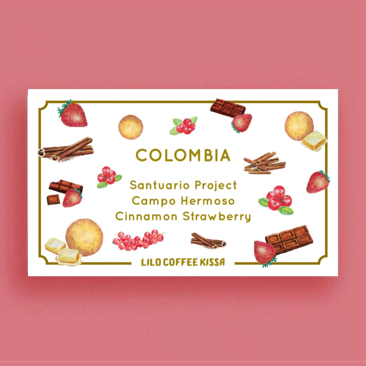 Colombia Santuario Project Campo Hermoso Cinnamon Strawberry