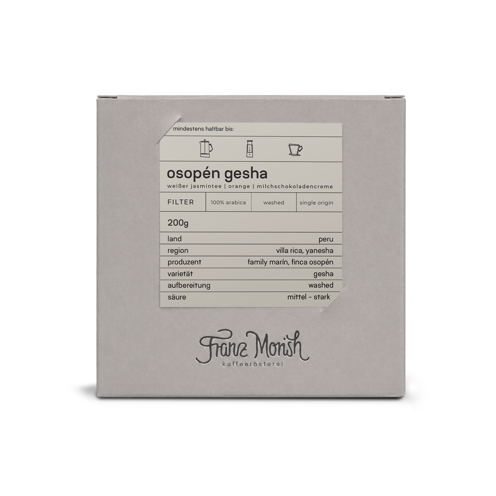 Osopén Gesha Organic Peru